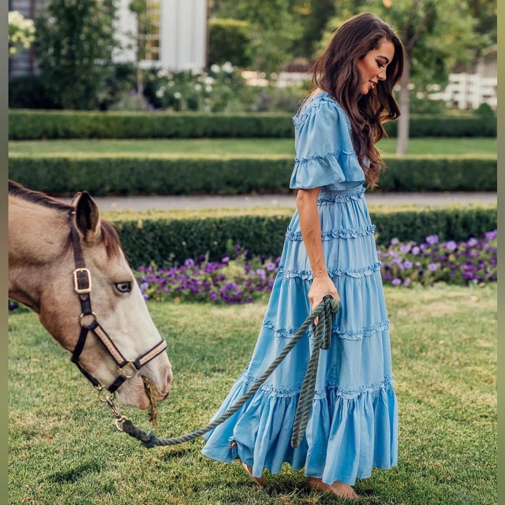 JessaKae Senna Dress in Blue, XS